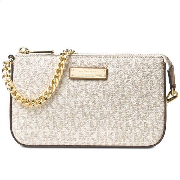 Michael Kors Handbags - Michael Kors Signature Chain Clutch